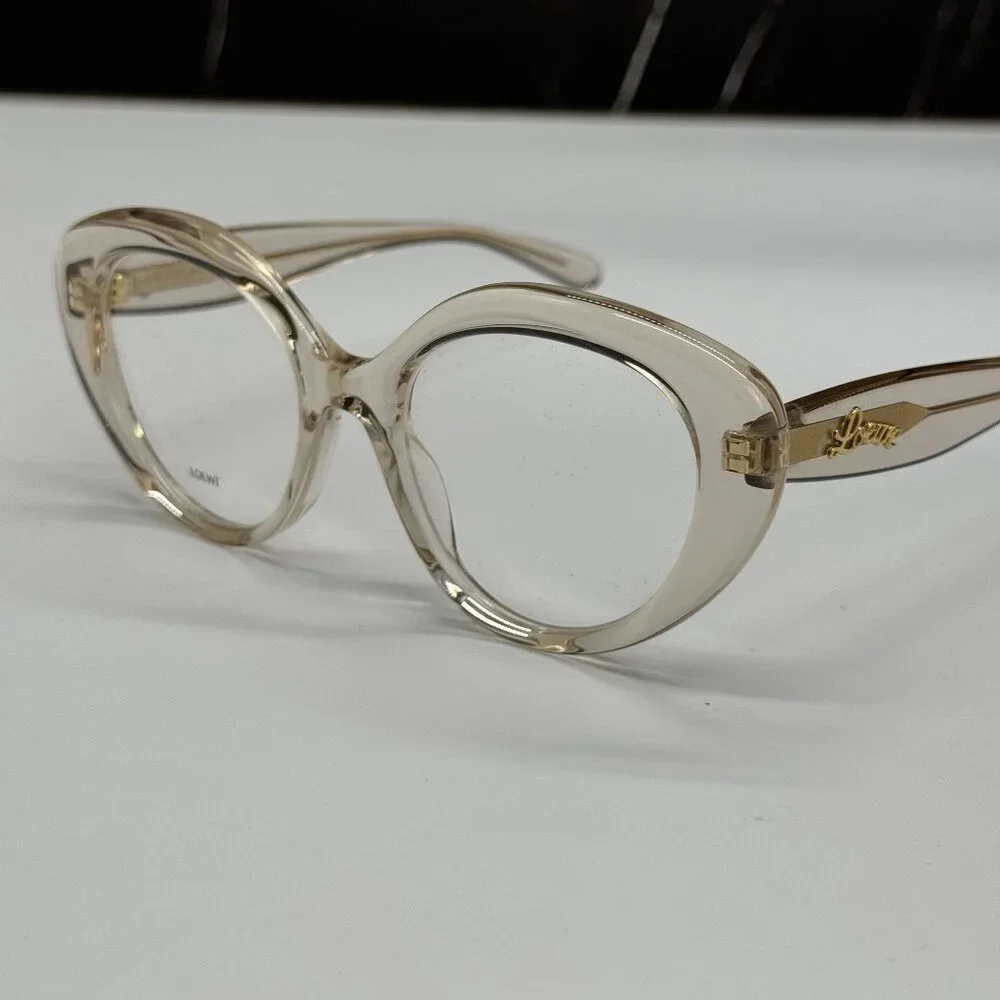 NEW LOEWE LW50088I 057 WOMEN EYEGLASSES TRANSPARENT BEIGE LOEWE EYEWEAR
